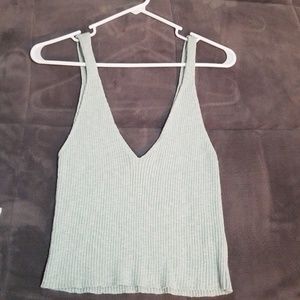 Knit crop top
